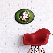 Florida State Seminoles: On the 50 - Oval Slimline Lighted Wall Sign, NCFSSM-140-22