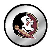 Florida State Seminoles: Modern Disc Mirrored Wall Sign, NCFSSM-235-01