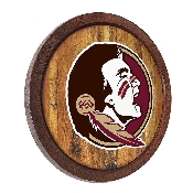 Florida State Seminoles: "Faux" Barrel Top Sign, NCFSSM-240-01