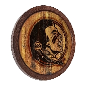 Florida State Seminoles: Branded "Faux" Barrel Top Sign, NCFSSM-240-02