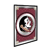 Florida State Seminoles: Team Spirit, Logo - Framed Mirrored Wall Sign, NCFSSM-275-02