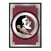 Florida State Seminoles: Team Spirit, Logo - Framed Mirrored Wall Sign, NCFSSM-275-02