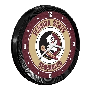 Florida State Seminoles: Ribbed Frame Wall Clock, NCFSSM-530-01
