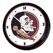 Florida State Seminoles: Retro Lighted Wall Clock, NCFSSM-550-01