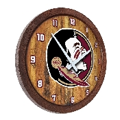 Florida State Seminoles: "Faux" Barrel Top Wall Clock, NCFSSM-560-01