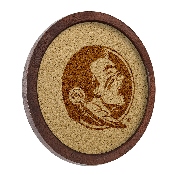 Florida State Seminoles: "Faux" Barrel Framed Cork Board, FNB-NCFSSM-632-01A