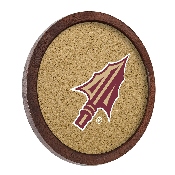 Florida State Seminoles: Arrowhead - "Faux" Barrel Framed Cork Board, FNB-NCFSSM-632-02A