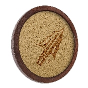 Florida State Seminoles: Arrowhead - "Faux" Barrel Framed Cork Board, FNB-NCFSSM-632-02A