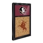 Florida State Seminoles: Dual Logo - Cork Note Board, NCFSSM-640-02