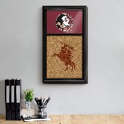 Florida State Seminoles: Dual Logo - Cork Note Board, NCFSSM-640-02