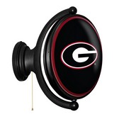Georgia Bulldogs: Original Oval Illuminated Rotating Wall Sign, FNB-NCGEOR-125-01A