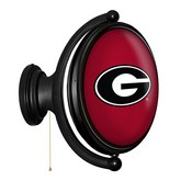 Georgia Bulldogs: Original Oval Illuminated Rotating Wall Sign, FNB-NCGEOR-125-01A