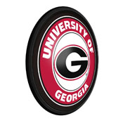 Georgia Bulldogs: Round Slimline Lighted Wall Sign, NCGEOR-130-01