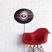 Georgia Bulldogs: Oval Slimline Lighted Wall Sign, FNB-NCGEOR-140-01A
