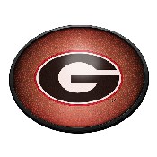 Georgia Bulldogs: Pigskin - Oval Slimline Lighted Wall Sign, NCGEOR-140-21