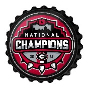 Georgia Bulldogs: National Champions - Bottle Cap Wall Sign, FNB-NCGEOR-210-99A