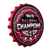 Georgia Bulldogs: National Champions - Bottle Cap Wall Sign, FNB-NCGEOR-210-99A