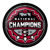 Georgia Bulldogs: National Champions - Modern Disc Wall Sign, FNB-NCGEOR-230-99A