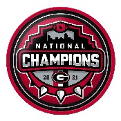 Georgia Bulldogs: National Champions - Modern Disc Wall Sign, FNB-NCGEOR-230-99A