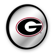 Georgia Bulldogs: Modern Disc Mirrored Wall Sign; AGS-NCGEOR-235-01A
