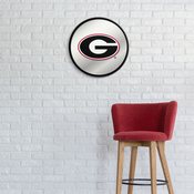 Georgia Bulldogs: Modern Disc Mirrored Wall Sign; AGS-NCGEOR-235-01A