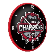 Georgia Bulldogs: National Champions - Modern Disc Wall Clock, FNB-NCGEOR-510-99A