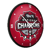Georgia Bulldogs: National Champions - Modern Disc Wall Clock, FNB-NCGEOR-510-99A