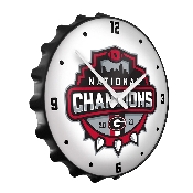 Georgia Bulldogs: National Champions - Bottle Cap Wall Clock, FNB-NCGEOR-540-99A