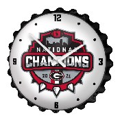 Georgia Bulldogs: National Champions - Bottle Cap Wall Clock