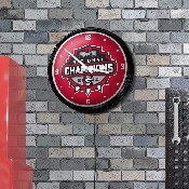 Georgia Bulldogs: National Champions - Retro Lighted Wall Clock, FNB-NCGEOR-550-99A