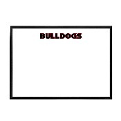Georgia Bulldogs: Framed Dry Erase Wall Sign, FNB-NCGEOR-613-01A