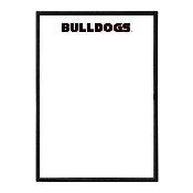 Georgia Bulldogs: Framed Dry Erase Wall Sign, FNB-NCGEOR-613-01A