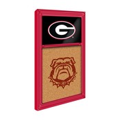 Georgia Bulldogs: Dual Logo - Cork Note Board, FNB-NCGEOR-640-02A