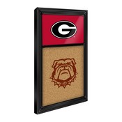 Georgia Bulldogs: Dual Logo - Cork Note Board, FNB-NCGEOR-640-02A