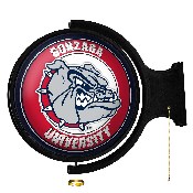 Gonzaga Bulldogs: Original Round Rotating Lighted Wall Sign, NCGONZ-115-01