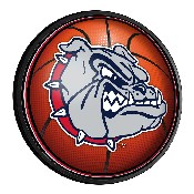 Gonzaga Bulldogs: Basketball - Round Slimline Lighted Wall Sign, NCGONZ-130-11