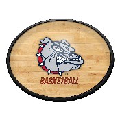 Gonzaga Bulldogs: Hardwood - Oval Slimline Lighted Wall Sign, NCGONZ-140-12