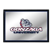 Gonzaga Bulldogs: Framed Mirrored Wall Sign, FNB-NCGONZ-265-01A