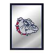Gonzaga Bulldogs: Spike - Framed Mirrored Wall Sign, FNB-NCGONZ-275-01A