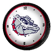 Gonzaga Bulldogs: Retro Lighted Wall Clock, NCGONZ-550-01