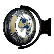 Georgia Tech Yellow Jackets: Mascot - Original Round Rotating Lighted Wall Sign, FNB-NCGTYJ-115-02A