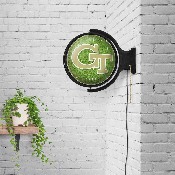 Georgia Tech Yellow Jackets: On the 50 - Rotating Lighted Wall Sign, NCGTYJ-115-21