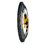 Georgia Tech Yellow Jackets: Mascot - Round Slimline Lighted Wall Sign, FNB-NCGTYJ-130-02A