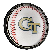 Georgia Tech Yellow Jackets: Baseball - Slimline Lighted Wall Sign, NCGTYJ-130-31