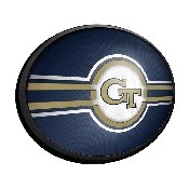 Georgia Tech Yellow Jackets: Oval Slimline Lighted Wall Sign, NCGTYJ-140-01