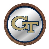 Georgia Tech Yellow Jackets: Mirrored Barrel Top Mirrored Wall Sign, NCGTYJ-245-01