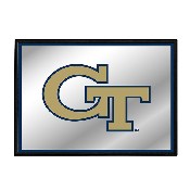 Georgia Tech Yellow Jackets: Framed Mirrored Wall Sign, FNB-NCGTYJ-265-01A