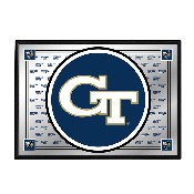 Georgia Tech Yellow Jackets: Team Spirit - Framed Mirrored Wall Sign, FNB-NCGTYJ-265-02A