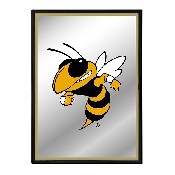 Georgia Tech Yellow Jackets: Mascot - Framed Mirrored Wall Sign, NCGTYJ-275-01