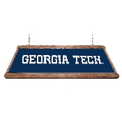 Georgia Tech Yellow Jackets: Premium Wood Pool Table Light, NCGTYJ-330-01